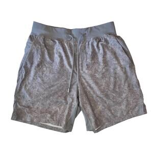 Lululemon T.H.E Shorts 7” Mens Medium Gray Gravel Dust Asphalt Linerless